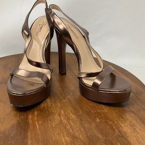 Imagine Vince Camuto Women's Brown Slingback Piera Pump Heels Size 10 M